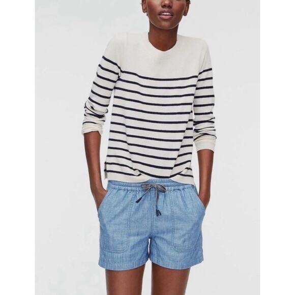 J. Crew Poin Sur Chambray Pull On Shorts - Picture 3 of 10